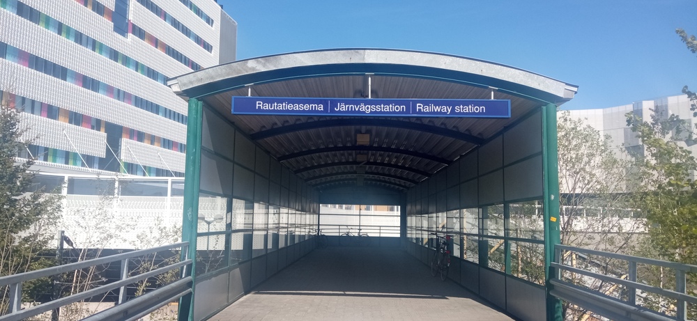 RAUTATIEASEMA | JÄRNVÄGSTATION | RAILWAY STATION
Kupittaan asema 23.5.2022.
