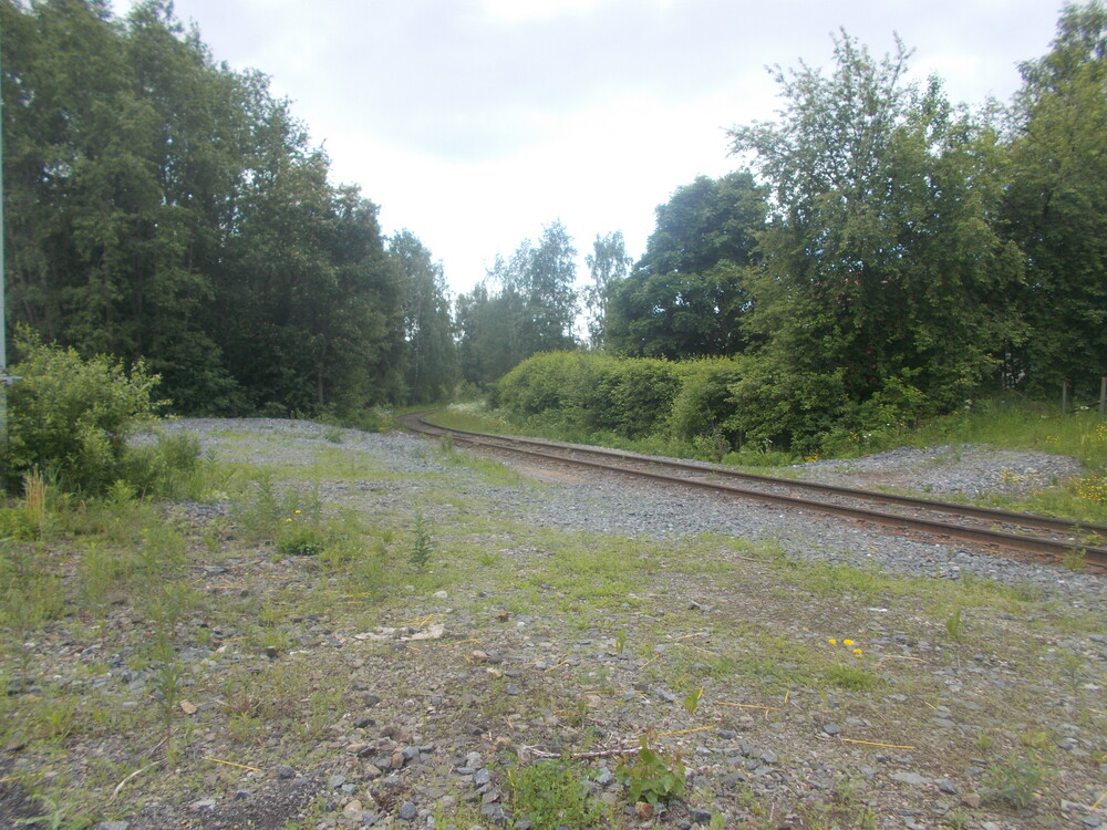 Syväsataman raide 29.6.2017
Syväsataman raide erkanee Joensuun ratapihalta. Raiteen linjaus muuttui ratapihatyömaan yhteydessä.
