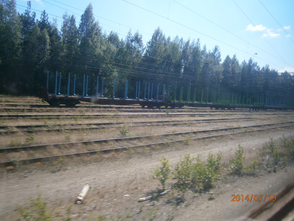 TR 2322 Pieksämäki tavarassa 19.7.2014 #2
Lauritsalasta hetkeä aiemmin saapuneet tavarajunan 2322 vaunusto.
Avainsanat: op_VR;jt_tavarajuna;jt_raakapuujuna;jyv_Sp;jyv_Sps